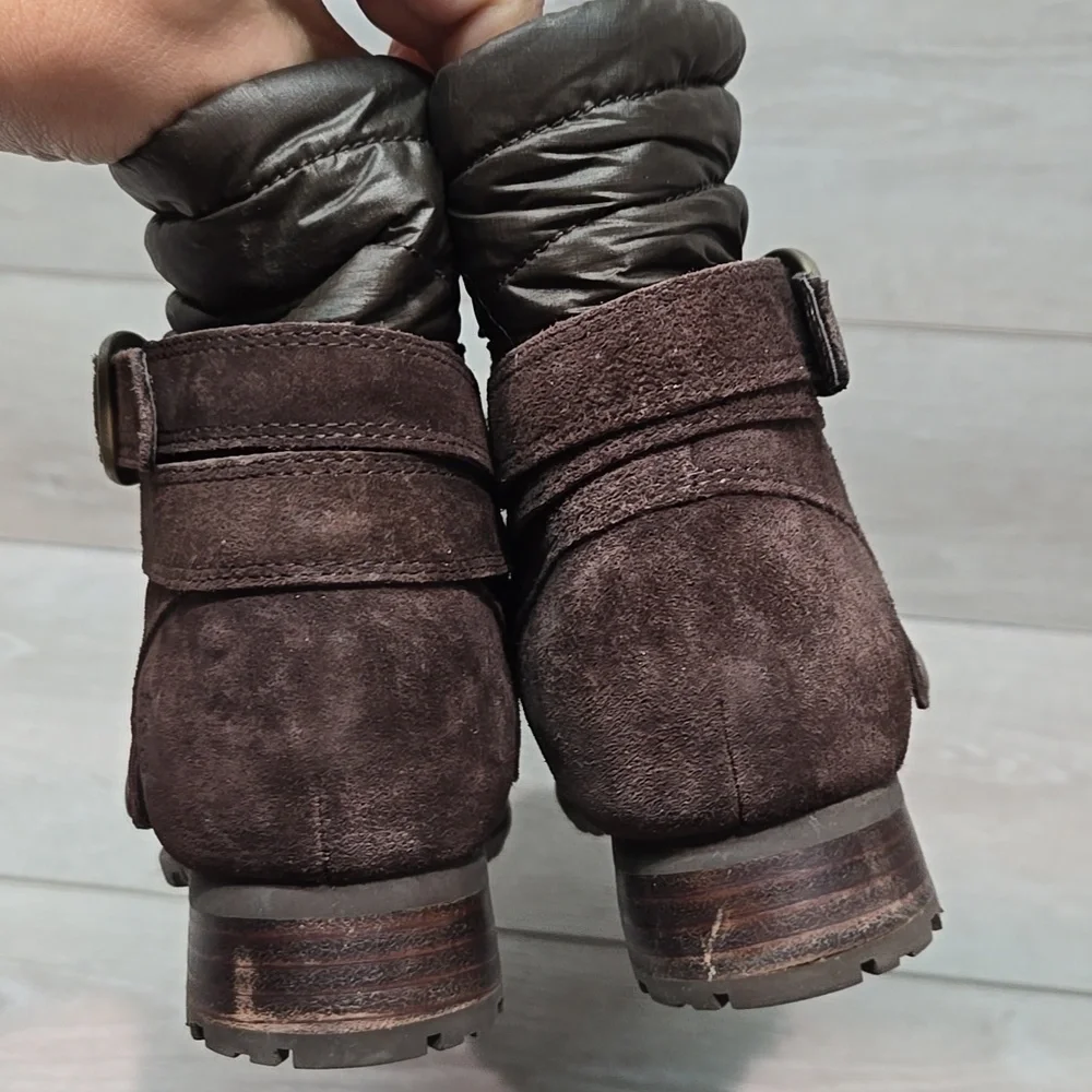 The North Face Women's Heat SeekerSuede& Leather Rubber Ankle Boots Shoes Sz 8